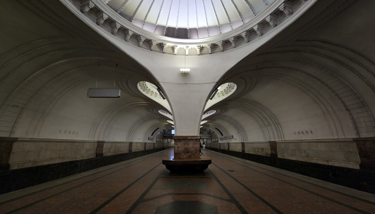 Москва, Замоскворецкая линия Московского метрополитена, станция метро «Сокол»