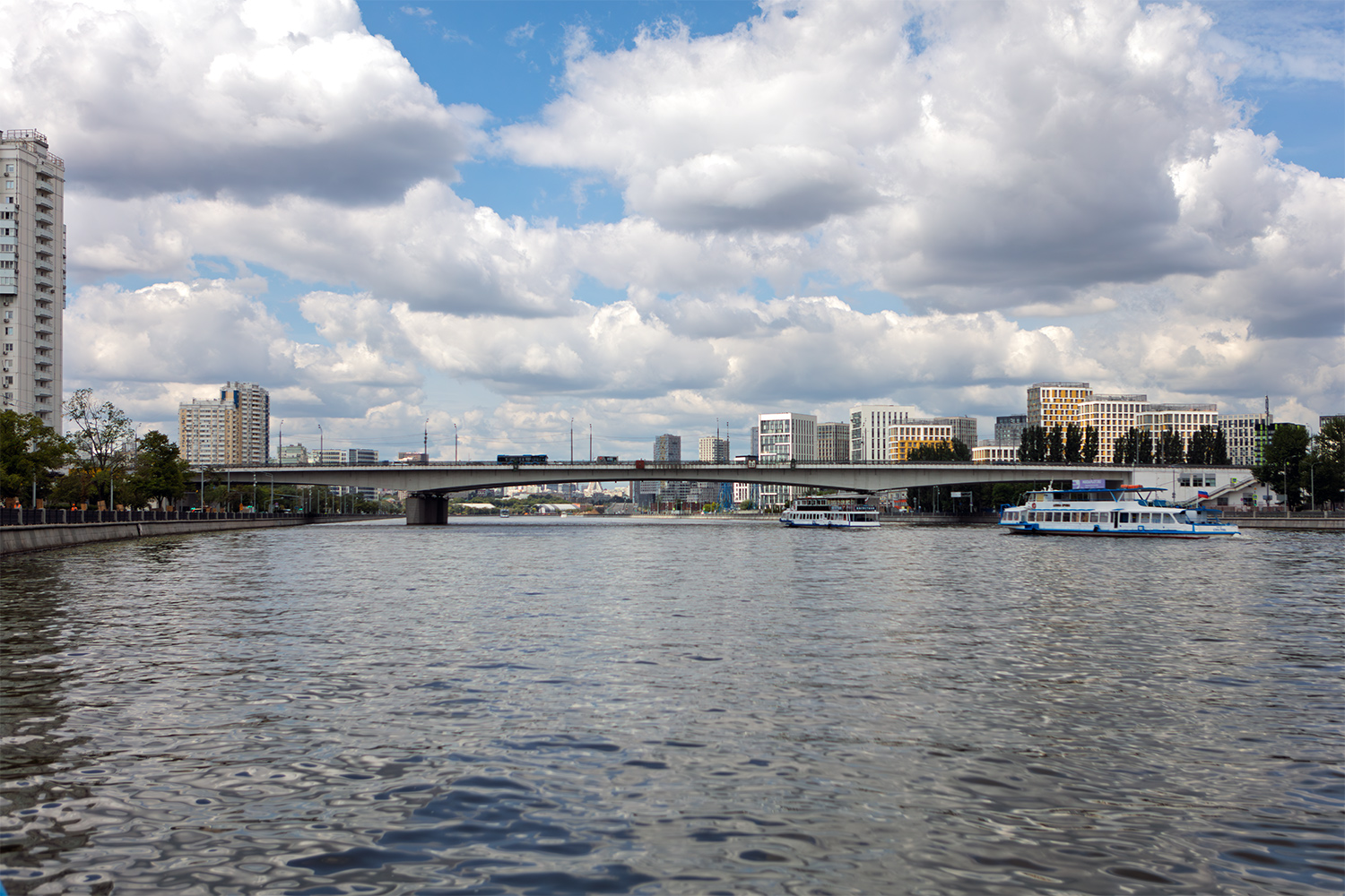 Москва, Проспект Андропова, Нагатинский метромост