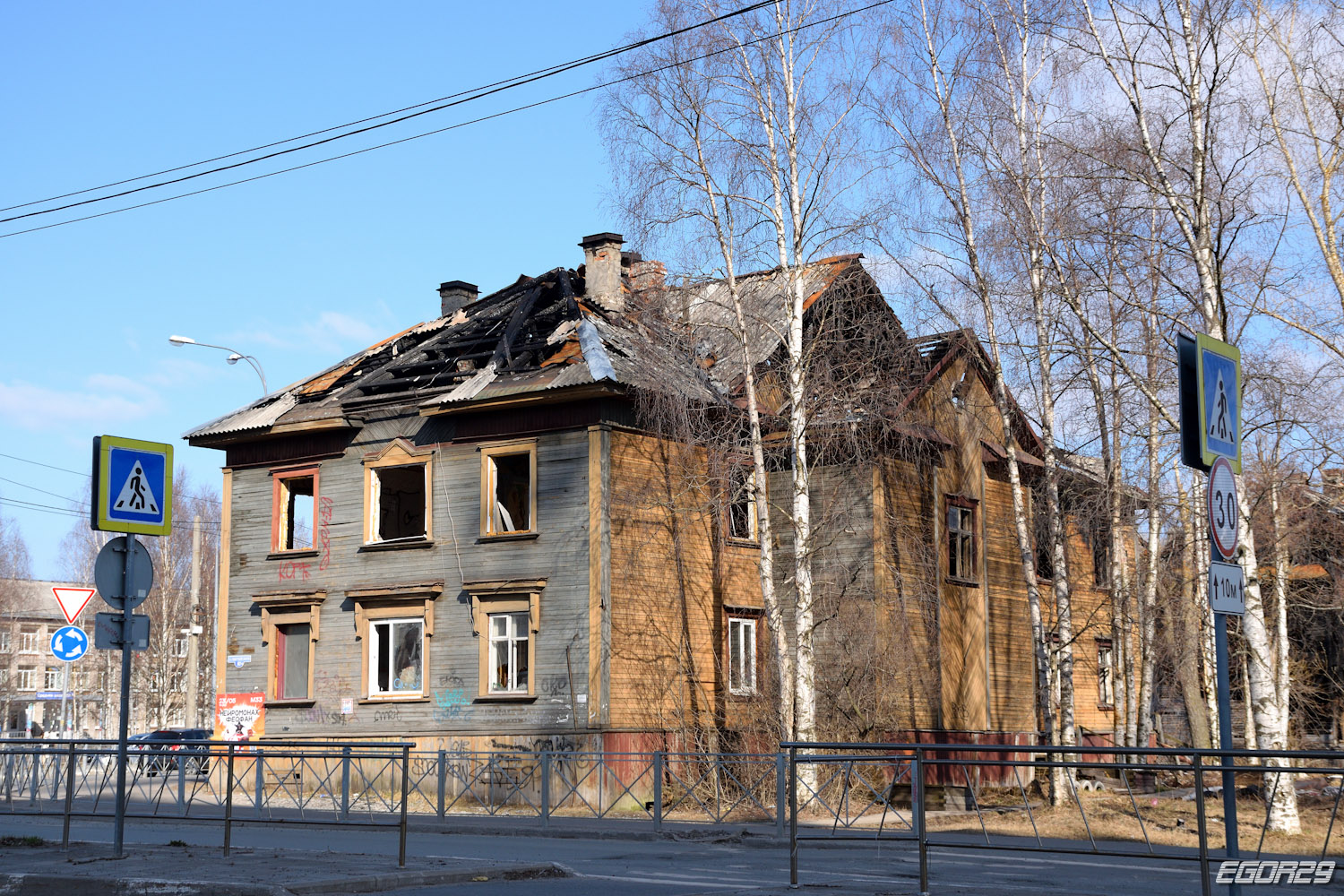 Архангельск, Проспект Обводный Канал, 17 / Улица Выучейского, 62
