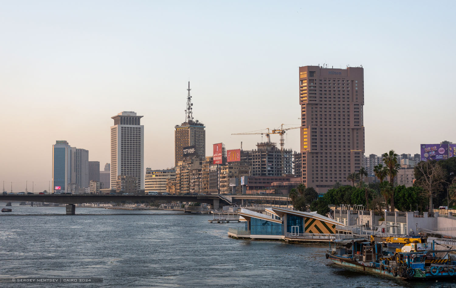 Каир, Nile Corniche, 1115. Каир — Панорамы