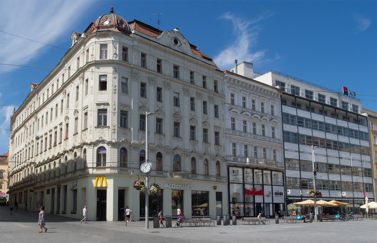 Брно, Náměstí Svobody, 90/19; Náměstí Svobody, 91/20; Náměstí Svobody, 92/21