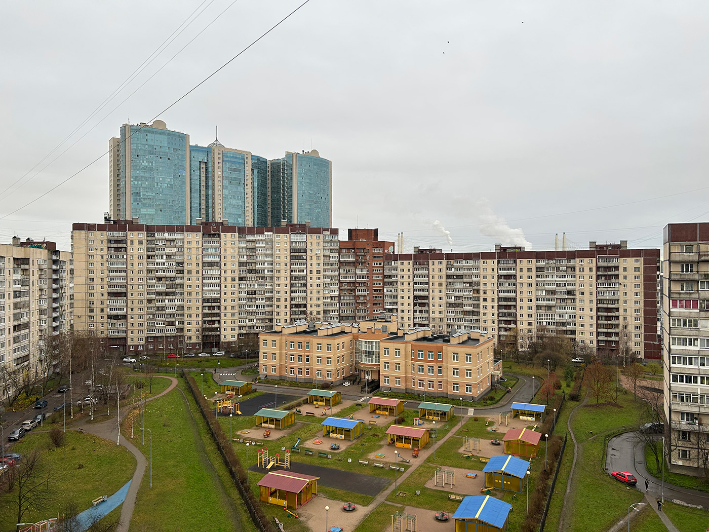 Санкт-Петербург, Рыбацкий проспект, 1; Рыбацкий проспект, 3; Рыбацкий проспект, 5 корп. 1; Рыбацкий проспект, 7 корп. 2; Проспект Обуховской Обороны, 138 корп. 2
