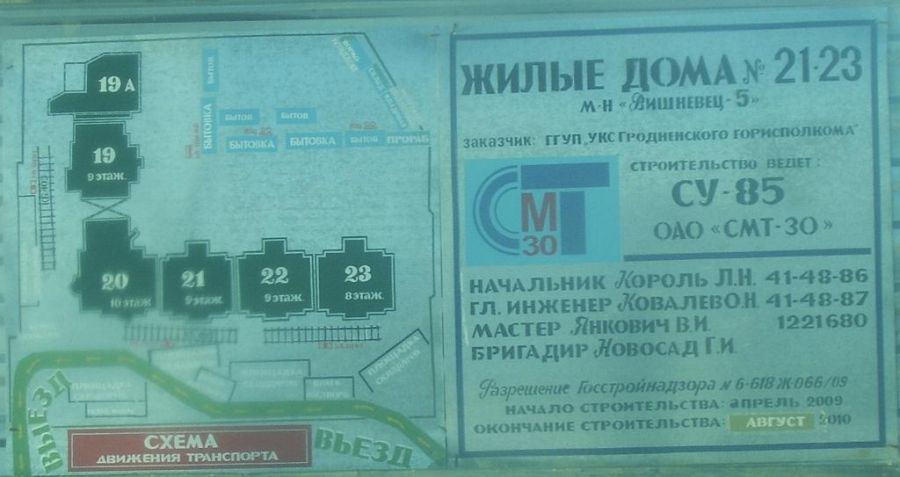 Гродно, Южная улица, 19А; Южная улица, 19. Гродно — Гродно - Паспорта объектов