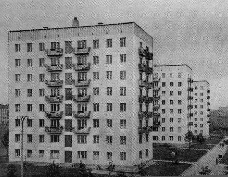 Москва, Проспект 60-летия Октября, 31 / Улица Гримау, 18 корп. 3. Москва — Исторические фотографии