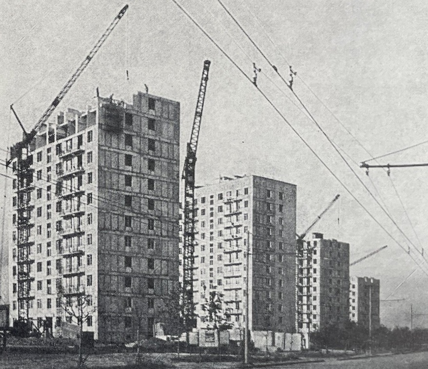 Moskwa, Улица Маршала Тухачевского, 56 корп. 1; Улица Маршала Тухачевского, 54. Moskwa — Historical photographs