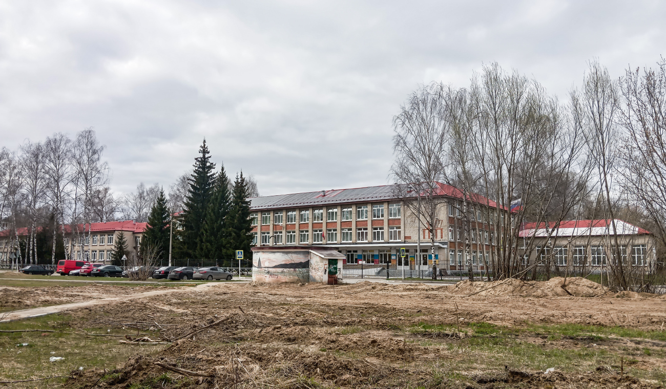 Богородский городской округ, прочие н.п., с. Стромынь, Микрорайон Ногинск-9, Юбилейная улица, 6; с. Стромынь, Микрорайон Ногинск-9, Юбилейная улица, 7А. Монументальное искусство (мозаики, росписи, барельефы, сграфито)