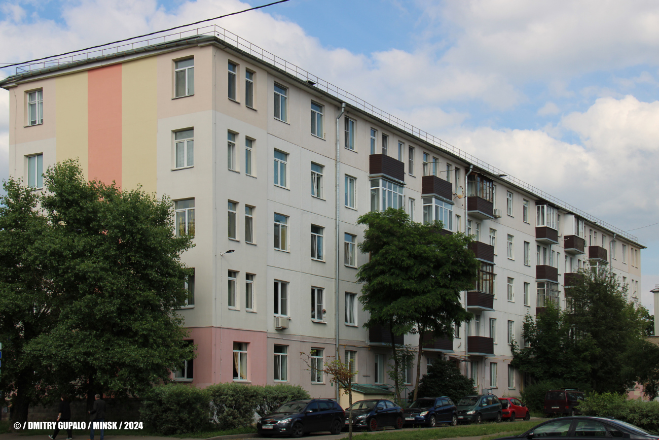 Минск, Партизанский проспект, 56 / Улица Жилуновича, 21
