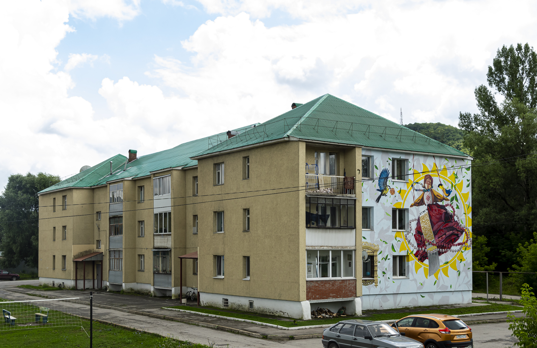 Asha, Улица Некрасова, 2А. Монументальное искусство (мозаики, росписи)