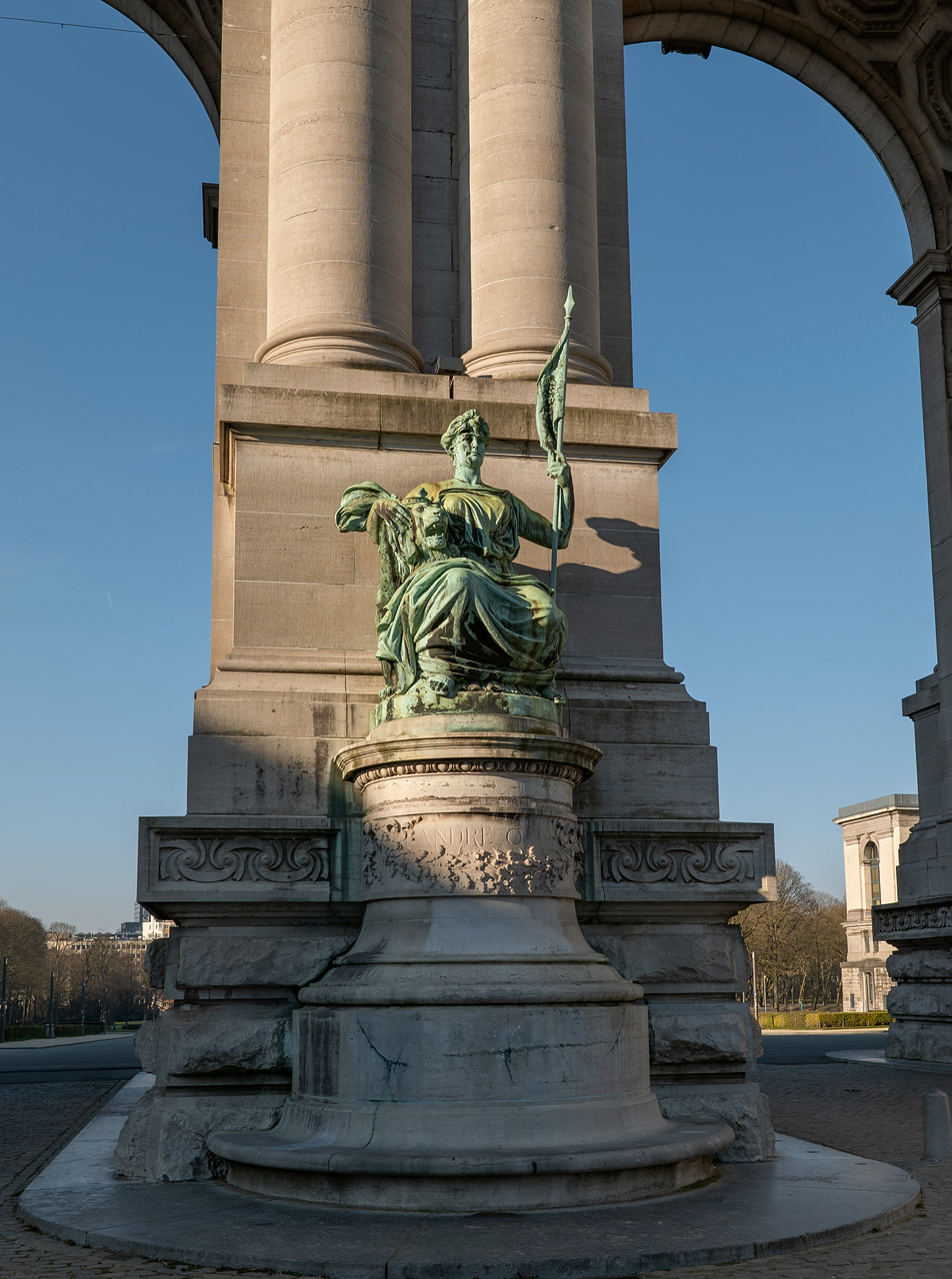Брюссель, Parc du Cinquantenaire, Arc du Cinquantenaire