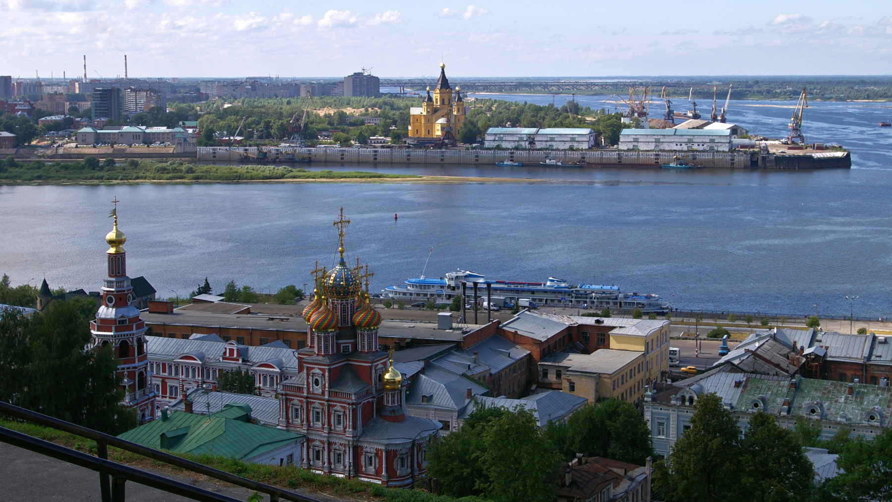 Nizhny Novgorod, Рождественская улица, 34А (колокольня); Рождественская улица, 34А; Улица Стрелка, 3А; Улица Стрелка, 21 (склад 3); Улица Стрелка, 21 (склад 4). Panoramas